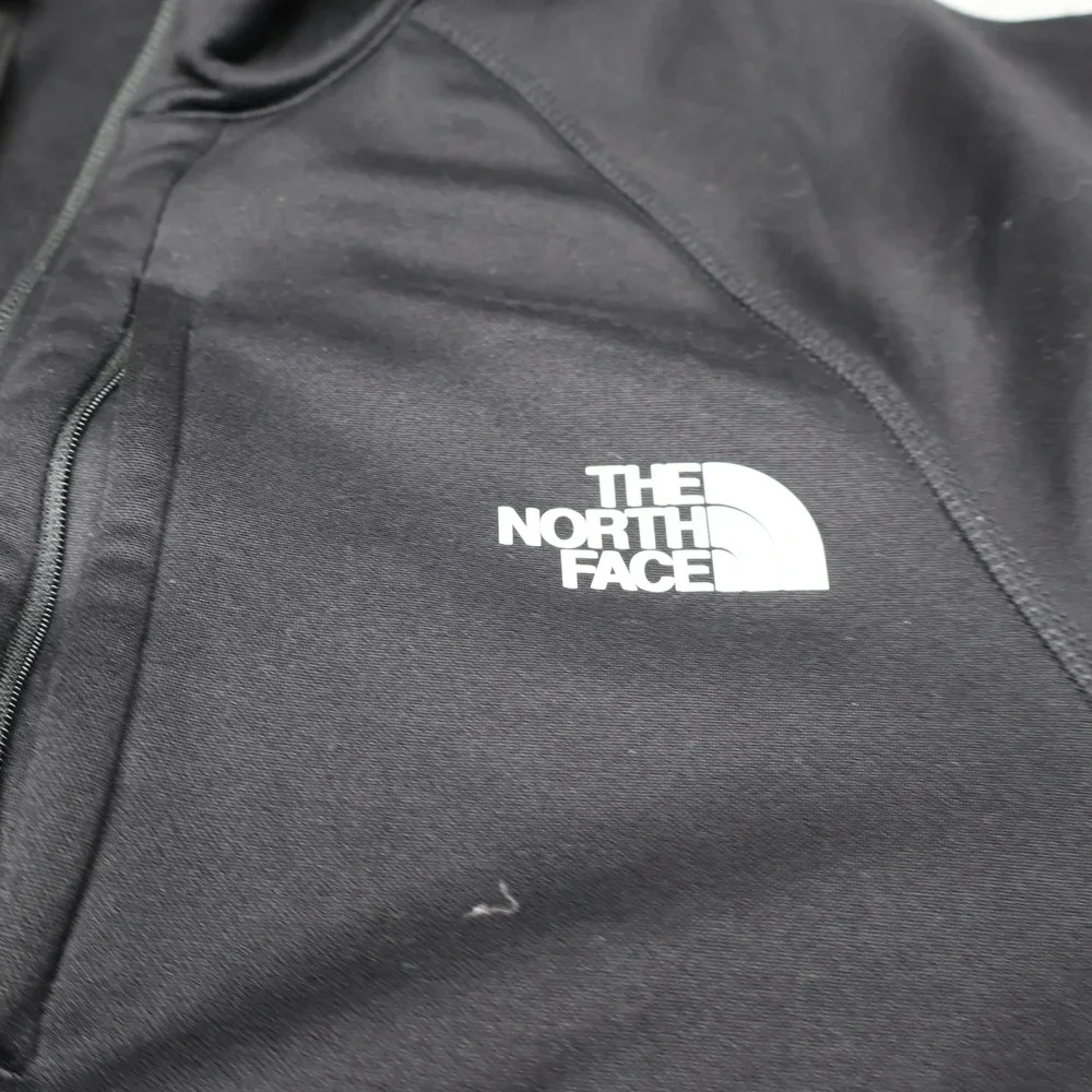 North Face Jacket Mens Medium Black Fleece Canyonlands Full Zip Outdoor Hiking
